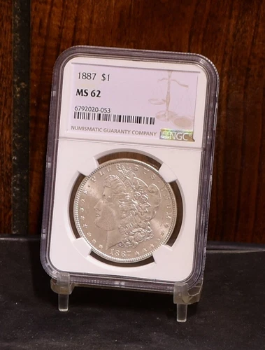 1887 Morgan Dollar - NGC MS62 (#58222-L)
