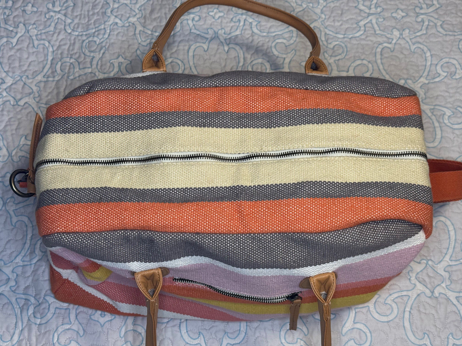 Universal Thread Goods Weekender Stripe Woven Lea… - image 7