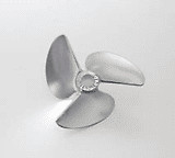 CNC M4  3 Blade 42mm Alum. Propeller