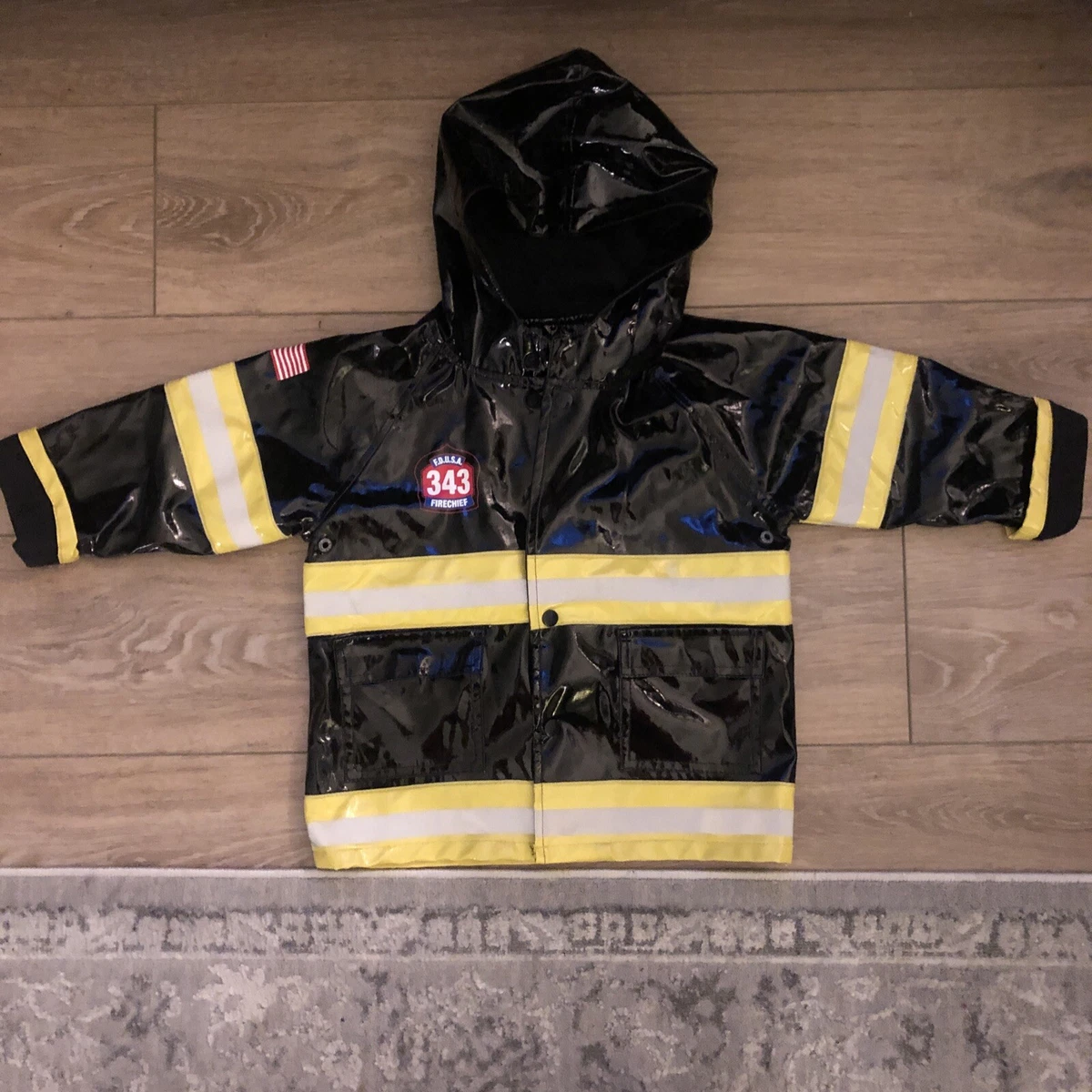 Western Chief Fireman Firefighter Captain Jacket Raincoat 4T