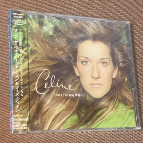 Sealed CELINE DION That's The Way It Is JAPAN 5" MAXI CD ESCA8077 w/ OBI 1999 - Picture 1 of 9