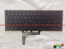 New MSI Thin GF63 12UCX 12UDX 12VE 12VF Laptop Keyboard US Red Backlight Black