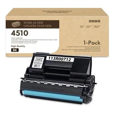 FADSOON® 113R00712 Black Toner for Xerox Phaser 4510B 4510DN 4510DT Printer, 1PK
