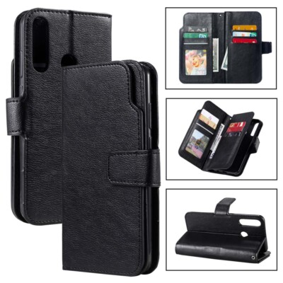 For Huawei P40 Mate 30 Honor 10 Lite Leather Wallet Stand 9 Card Slot Case