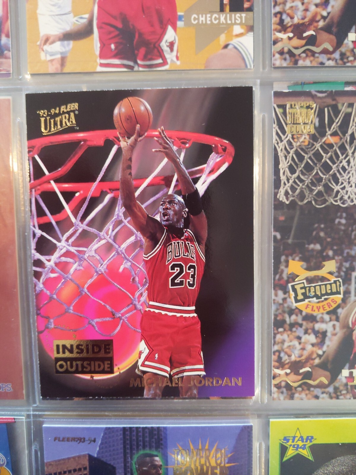 1993-94 Fleer Ultra - Inside Outside #4 Michael Jordan