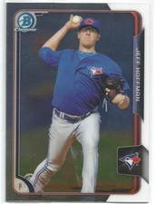 Jeff Hoffman Colorado Rockies 2015 Bowman Chrome Prospect Card
