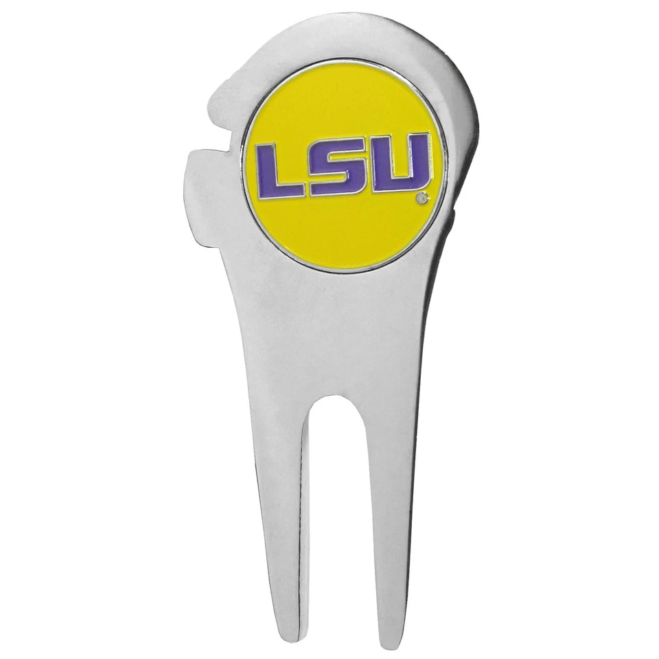 LSU Tigers Metal Helmet Divot Tool with 1"Golf Ball Marker NCAA Licensed - Image 3 of 3