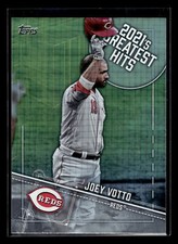2022 Topps #21GH-20 Joey Votto 2021’s Greatest Hits Cincinnati Reds