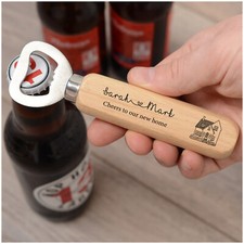 PERSONALISED Our New Home Bottle Opener Gifts Housewarming Moving In Present