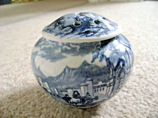Warrick Bros, London, England POT-Pourri, Porzellan Dufttopf