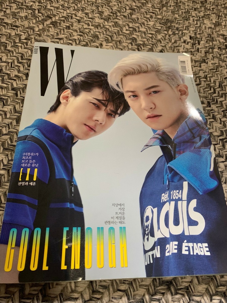 W KOREA Sehun & Chanyeol 表紙 W KOREA Sehun & Chanyeol 表紙 W EXO CHANYEOL X SEHUN KOREA