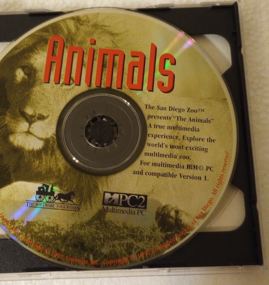 Winpak Deluxe for Windows 95 --96Grolier, animals-SMS library