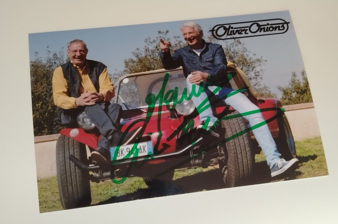 Oliver Onions Angelis Guide & Maurizio Autograph Bud Spencer Movie Soundtrack