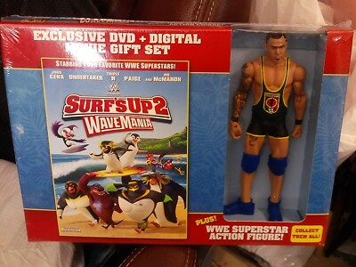 SURFS UP 2 WAVEMANIA~2016 NEW DVD~+ WWE SUPERSTAR~SANTINO MORELLA SERIES 41~FIG.