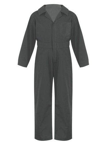 Kid Turndown Collar Coveralls Long Sleeve Jumpsuit Outwear Cosplay Dress Up - Picture 45 of 61