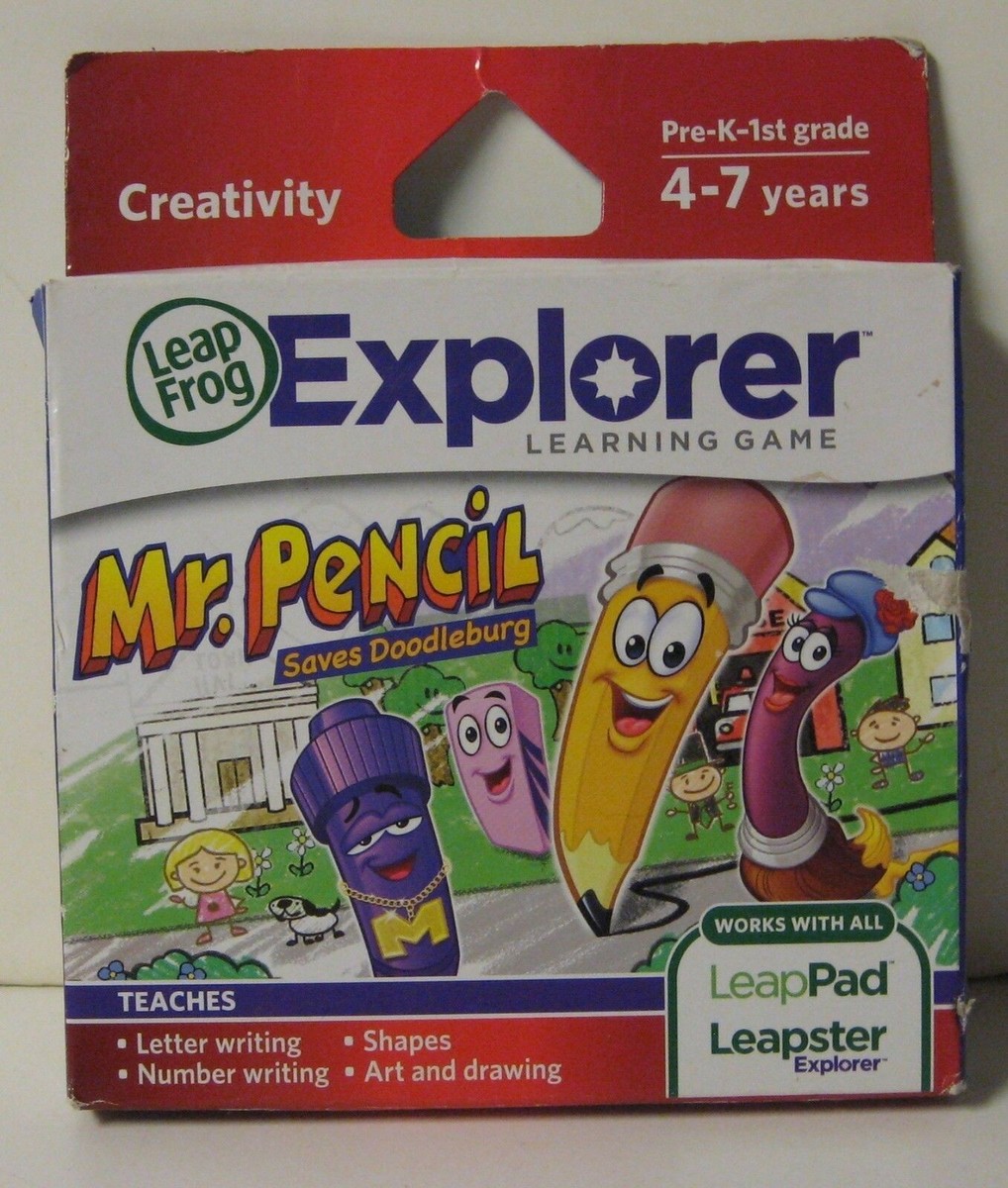 Jeu LeapFrog Leapster Explorer 'M. Crayon Sauve Bourguibrouille' - Neuf, éducatif