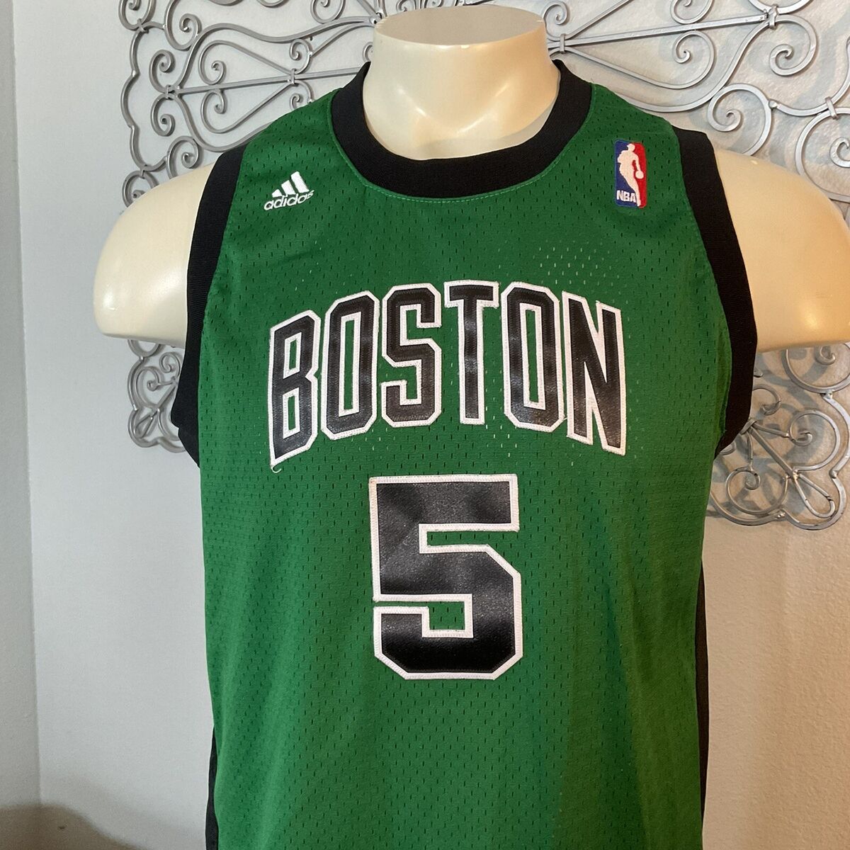 Boston Celtics Adidas Kevin Garnett # 5 Green Black Swingman Boston Celtics Adidas Kevin Garnett # 5 Green Black Swingman