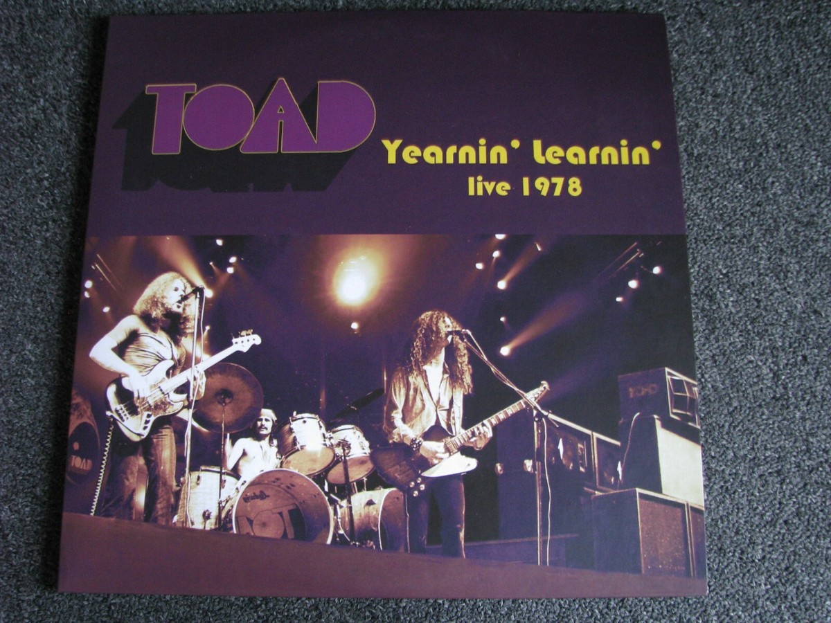 Toad-Yearin Learnin LP-Live 1978-2017 Italy-Akarma Records-AK 387