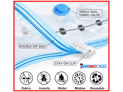 Strong Vacuum Storage Space Saver Saving Bags Vacum Vaccum Bag Duvet Blanket NEW - Picture 5 of 8