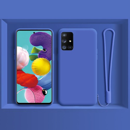 For Samsung Galaxy Hot Sell Models Lanyard Liquid Silicone Soft Phone Case Cover - Picture 14 of 19