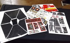 3 3/4 Star Wars Decal Stickers Sheet You Pick...