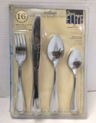 Gibson Elite York Stainless Steel Flatware Set, (16pcs)