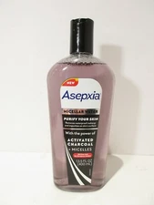 Asepxia Micellar Cleansing Water with Activated Charcoal, Oil Free 13.5 fl oz 