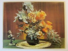 Evening Flowers Victor Anderson Vari-Vue Lentograph 3-D Picture 12x16 Exc. Cond.