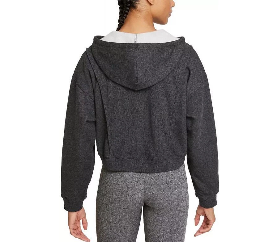 Nike Sudadera C/Capucha Mujer Dri-Fit Vellón Recortado - 032 (Black) - Imagen 2 de 4