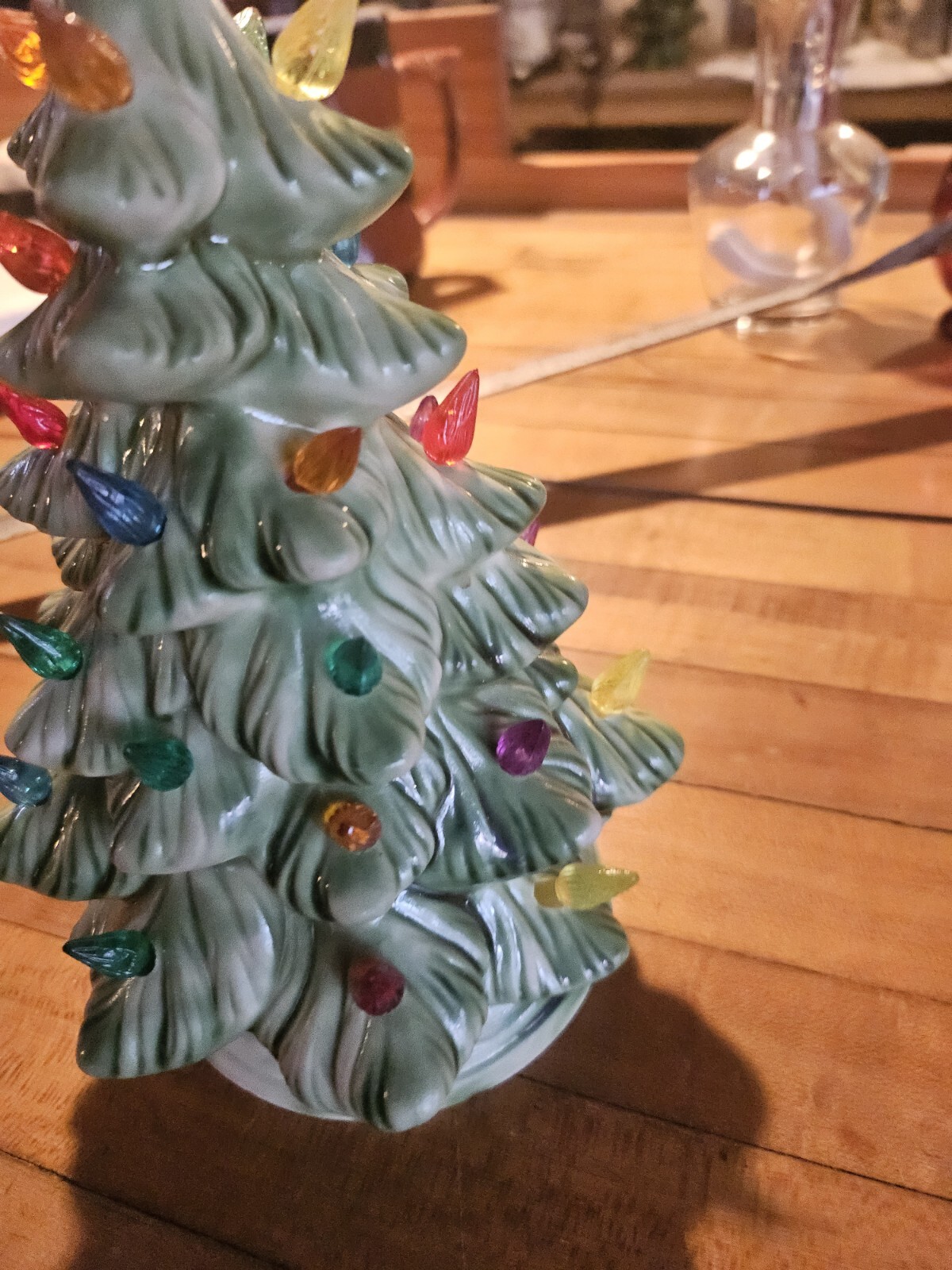 Vintage Retro Holland Mold Christmas Tree 9" Tall No Base Unusual Rare