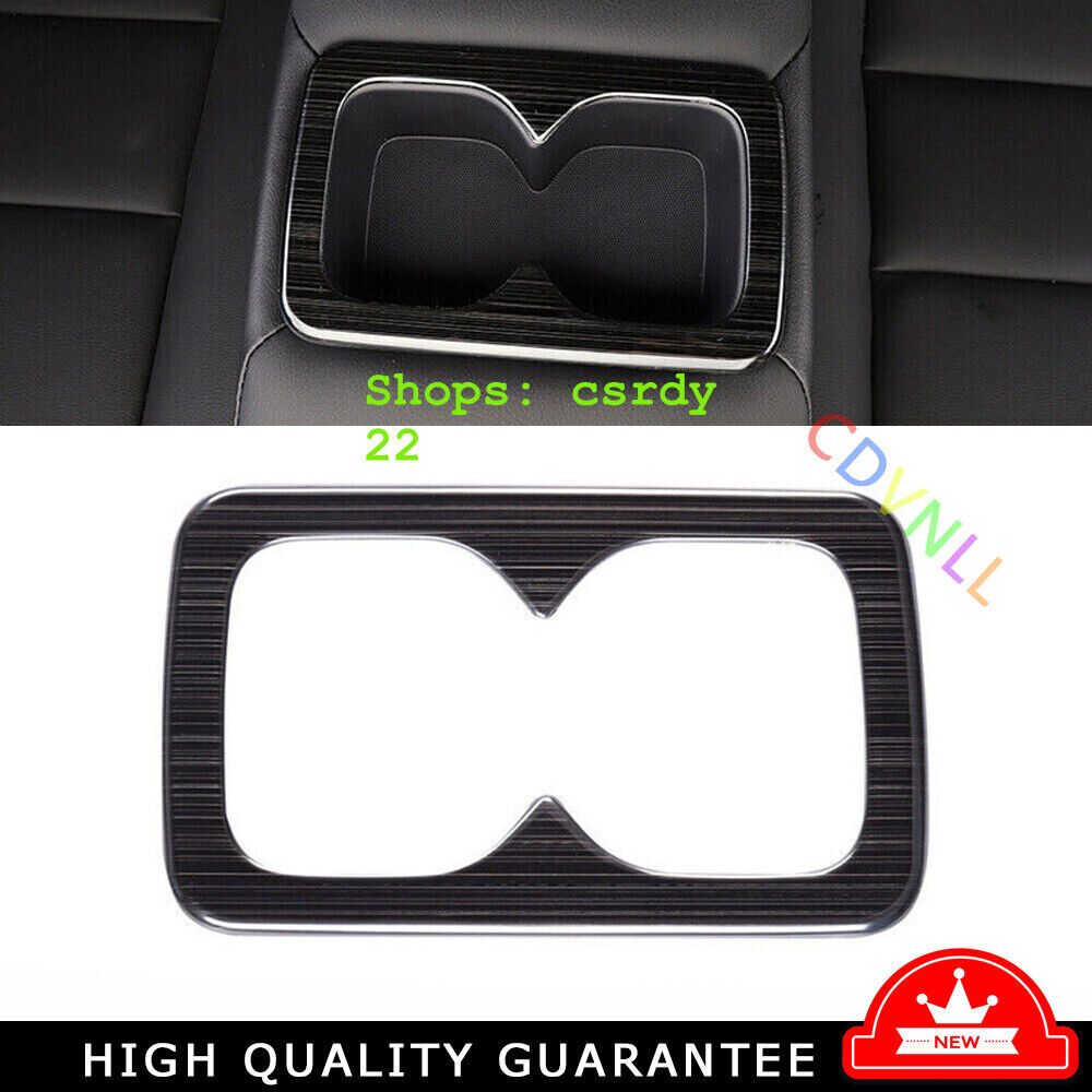 Inner Rear Water Cup Panel Cover Trim For Nissan Sentra 2020-2022 Black Titanium