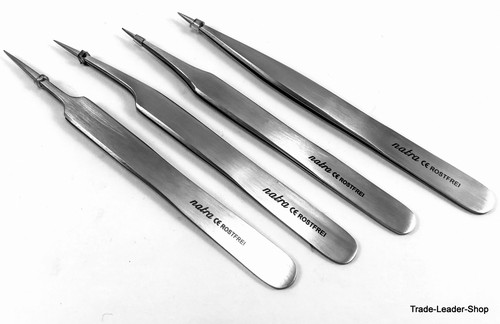 Horotec MSA12.303-S5C brass watchmaker tweezers with fine tips repair