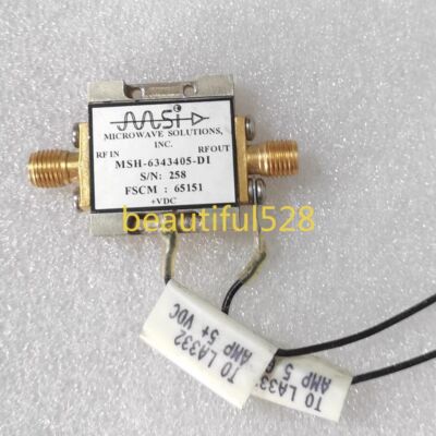 1PC MICROWAVE SOLUTIONS MSH-6343405-D1 3-7GHz 14dB5V Amplifier