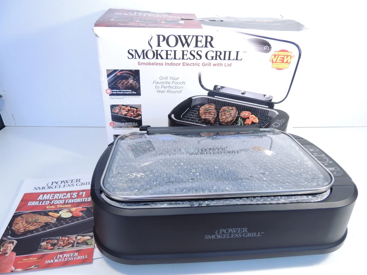 Tristar Power Smokeless Indoor Electric Grill with Lid New