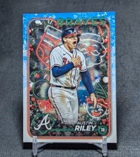 Austin Riley 2024 Topps Holiday Baseball Card #H172 Atlanta Braves