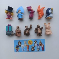 Masha y el oso, 4, 2014, Chupa Chups Toys Kinder, Juego completo