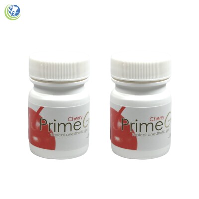 2 x Dental PrimeG Oral Topical Anesthetic Gel 1 oz Cherry Flavor