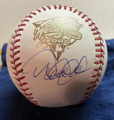 Derek Jeter Signed Autographed 2000 World Series Baseball COA
