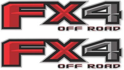 FX4 Off Road Decal Replacement Sticker F150 Bedside F Truck Super Duty F250 F...