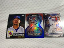 Willson Contreras (3) Cards 2022 Panini, Topps Cubs