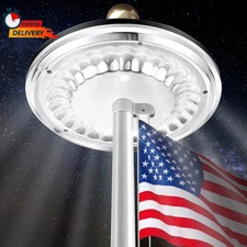 Flag Pole Light Solar Powered,1200 Lumen Weatherproof Flagpole Solar Light for M