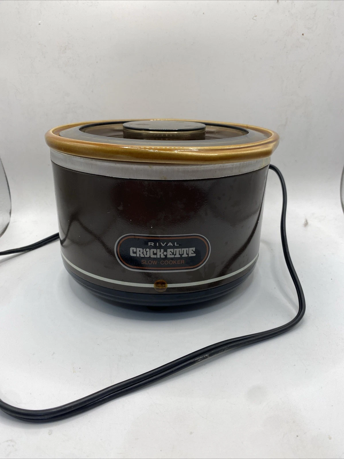 Rival Crock-ette Slow Cooker Vintage Mini Crock Pot 1 Qt Good Condition