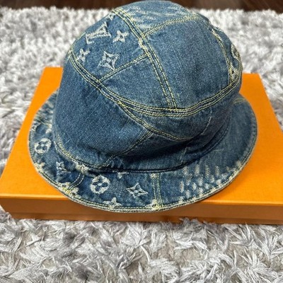 Louis Vuitton NIGO Bucket Hat LV Collab Size 58 Cleaned with Box