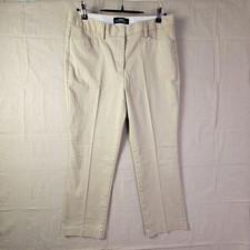 Lands End Outfitters Pants Women's Size 10 Khaki Straight Leg Flat Front Chino