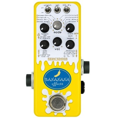 Bananana Effects ABRACADABRA Multi Reverb Pedal with 8 Experimental Modes JPN