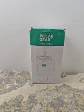 Polar Gear Stainless Steel Water Bottle with Straw - 1.1L Double Wall Insulated 