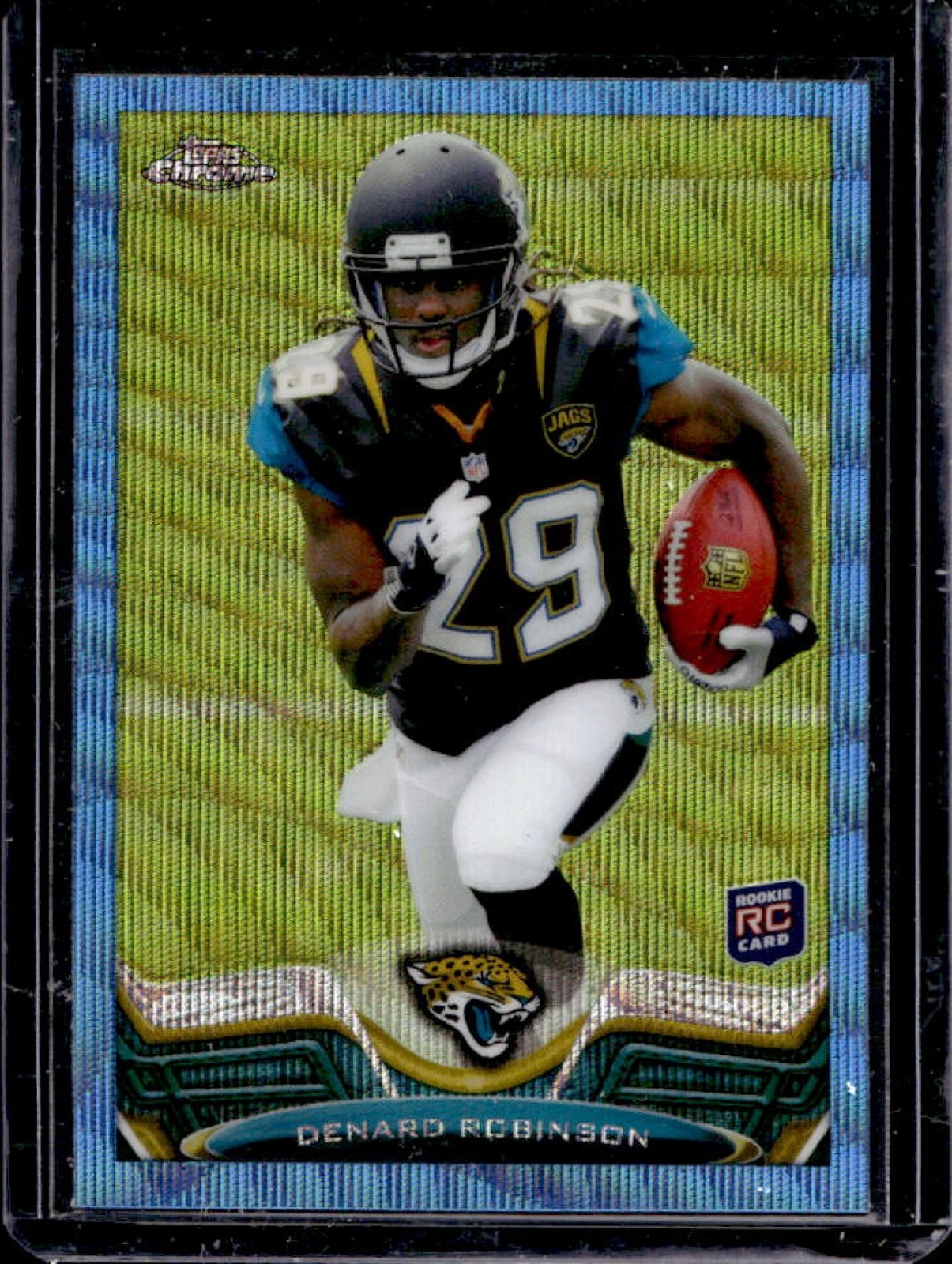 Denard Robinson Topps Chrome #114 Blue Wave Refractor