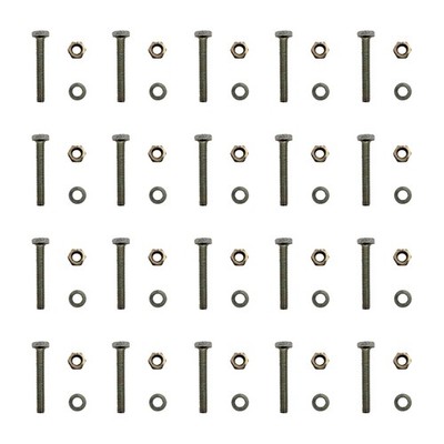 20 Pack Snow Blower Shear Pin and Nut with Spacer for APY 301172 & Rotary 8938