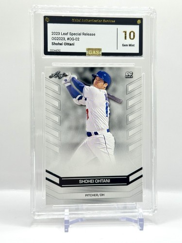 2023 Leaf Special Release OG2023 #OG-02  Shohei Ohtani  Dodgers Gem 10