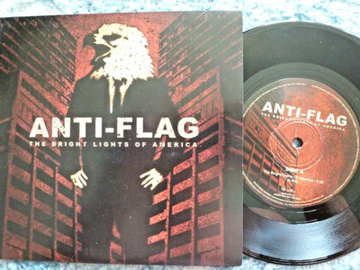 ANIT-FLAG PROMO 45 RPM 7'' VINYL - The Bright Lights Of America